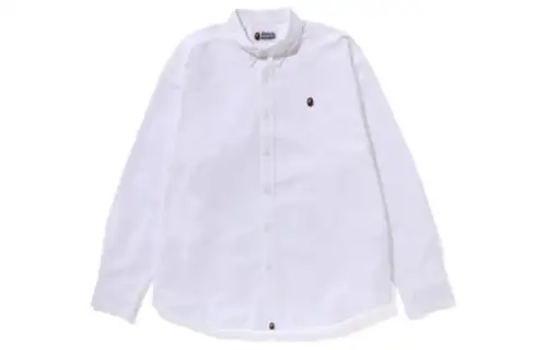 A BATHING APE Head One Point Oxford Bd Shirt