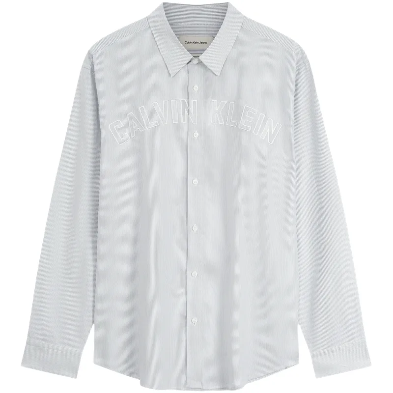 CALVIN KLEIN Shirt Men's Pinstripe