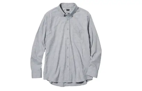 UNIQLO Shirts Men's Gray Moderate Other