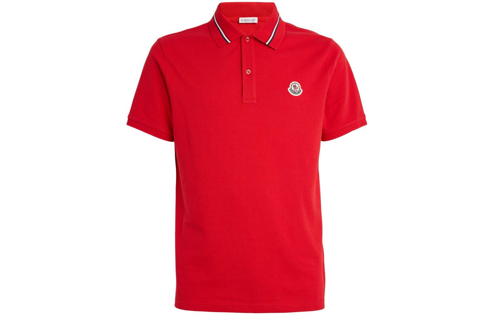Мужская футболка Moncler J10918A0002189A16455 (красная)