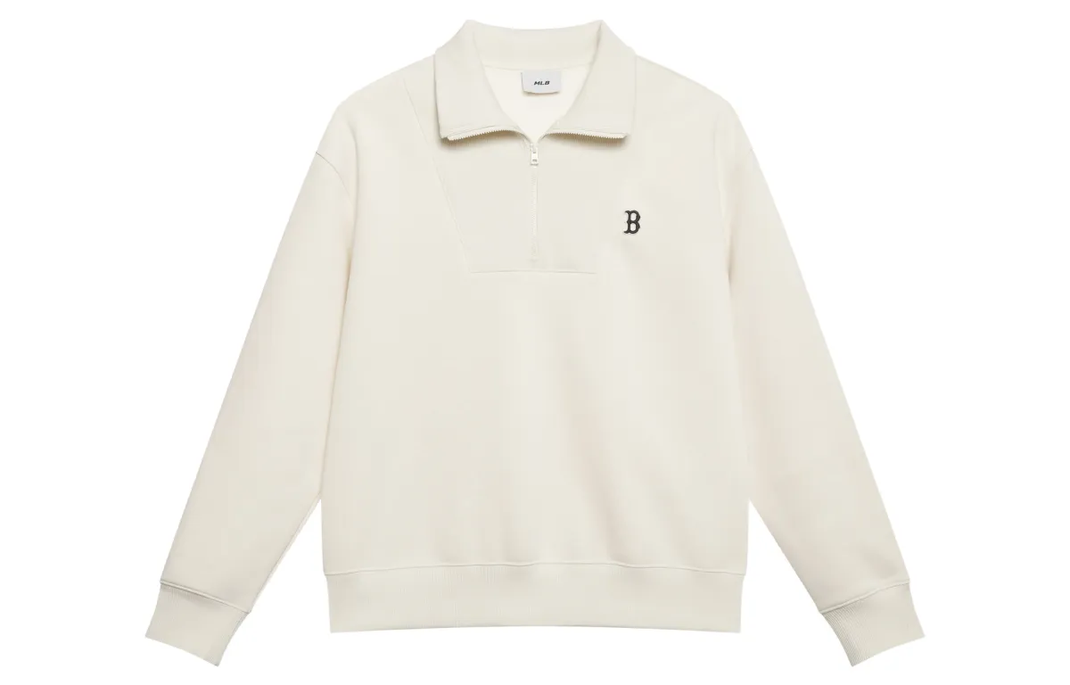 MLB Boston Red Sox Basic Collection 24FW Sweatshirt Unisex Dark Cream