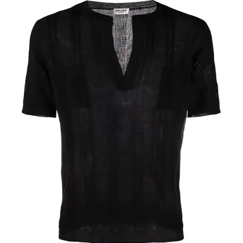 SAINT LAURENT FW21 Knitwear Men's Black