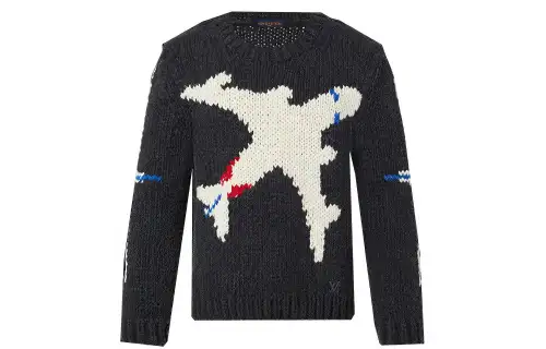 LOUIS VUITTON Lv Plane Chunky Crewneck
