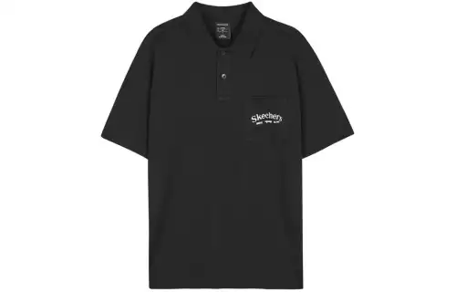 Skechers Funny Monster Polo Shirt Men's Carbon Black