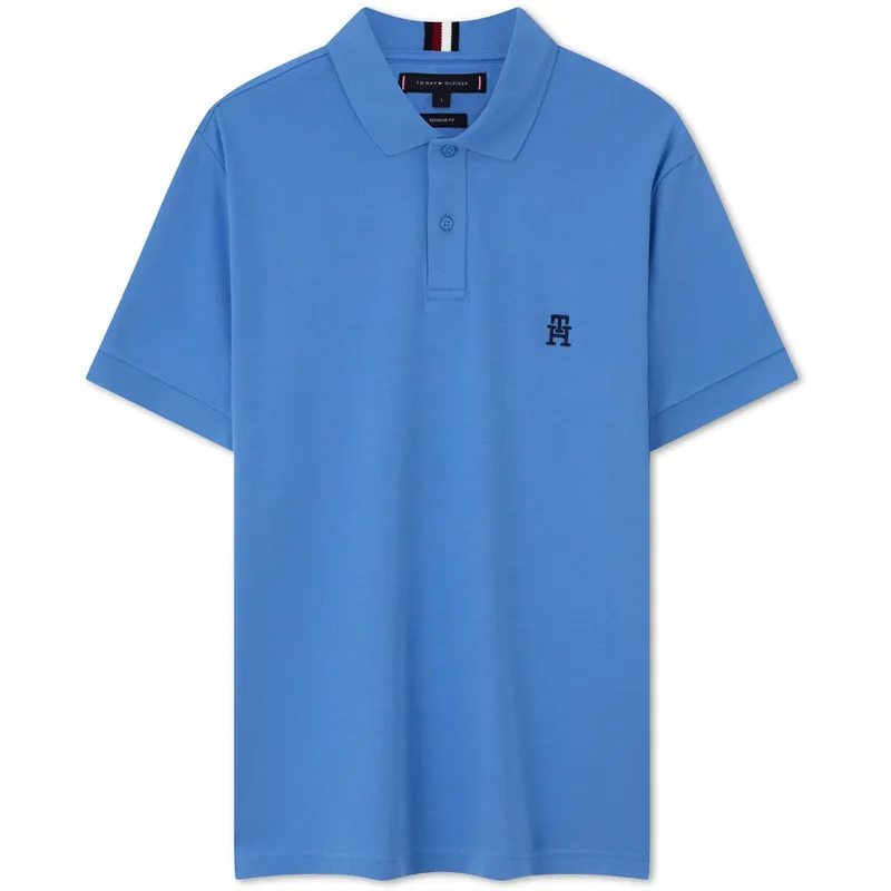 Tommy Hilfiger Th Monogram Cotton Polo Shirt