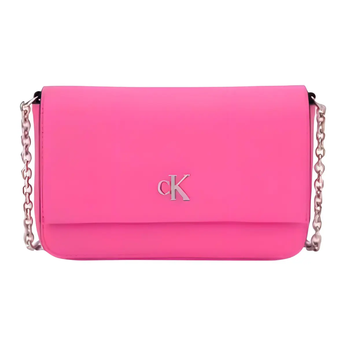 CALVIN KLEIN Synthetic Material Small Square Bag, Crossbody Bag, Shoulder Bag Medium Women's Barbie Pink