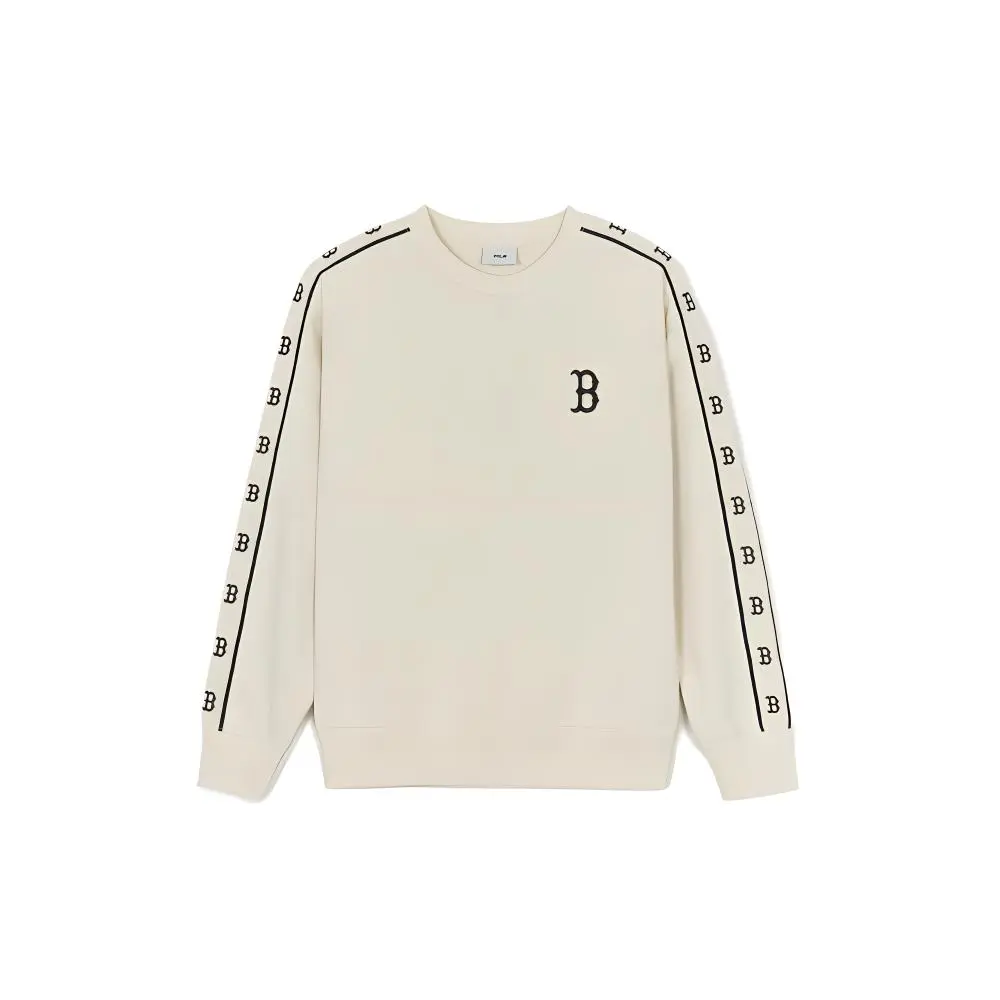 MLB Boston Red Sox Sweatshirt Unisex Dark Cream
