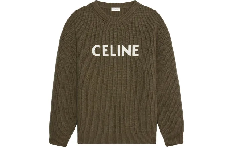 CELINE Pre Owned 2010s Knitted Lambskin Sweater