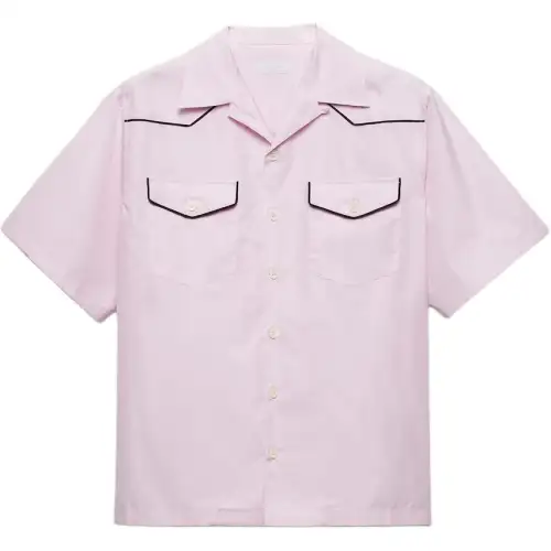 PRADA SS24 Shirt Men's Snow Pink