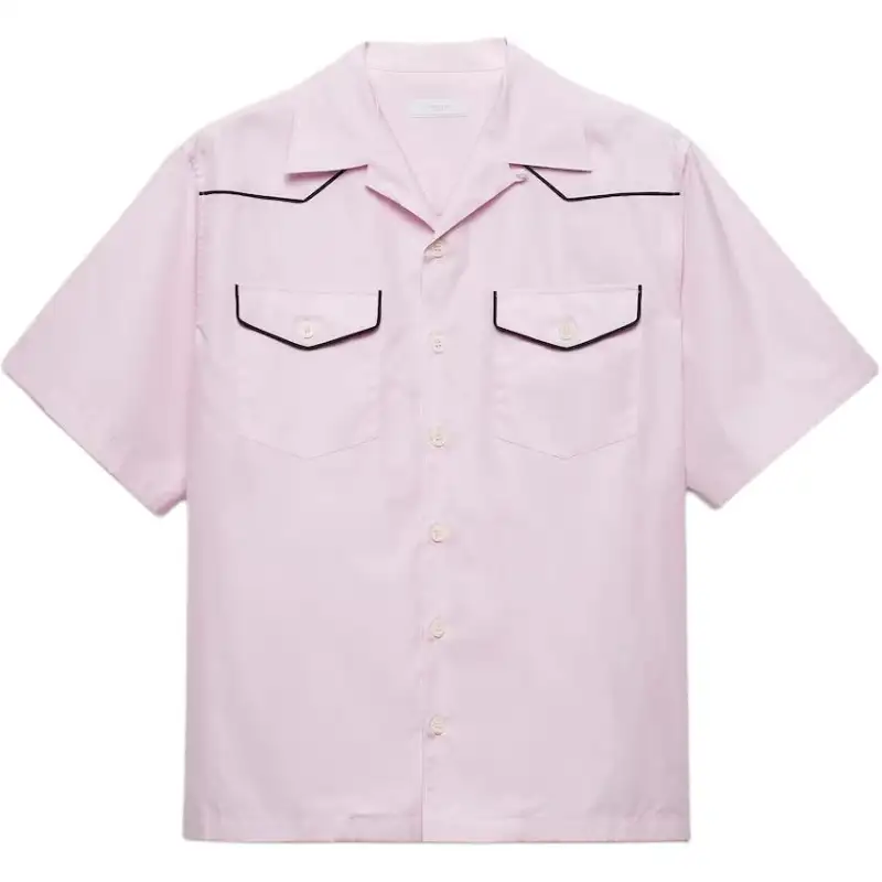 PRADA SS24 Shirt Men's Snow Pink