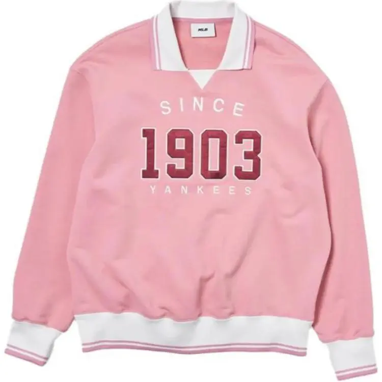 MLB New York Yankees Sweatshirt Unisex Light Pink