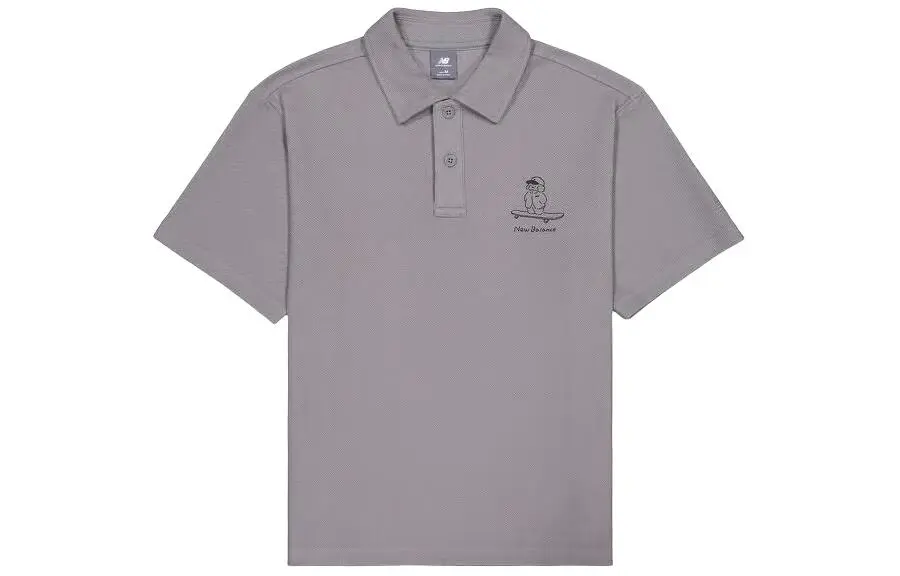 New Balance Polo Shirt Unisex Gray