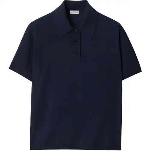 Burberry Polo Shirt Men's Marine Blue
