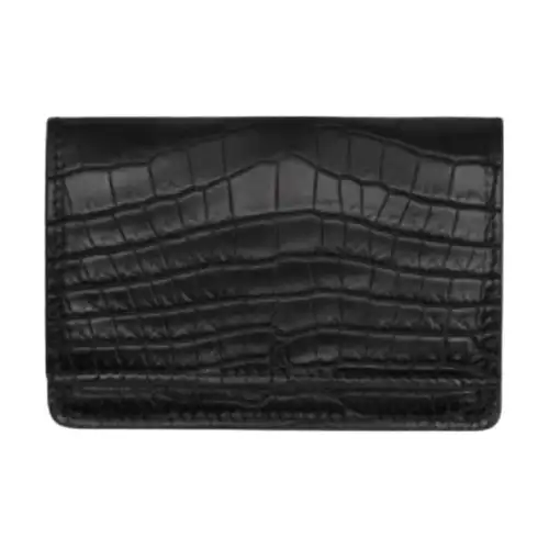 Bottega Veneta Leather Wallet Men's Black