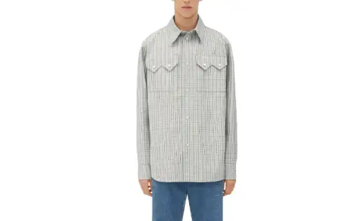 Bottega Veneta FW23 Shirt Men's Light Green
