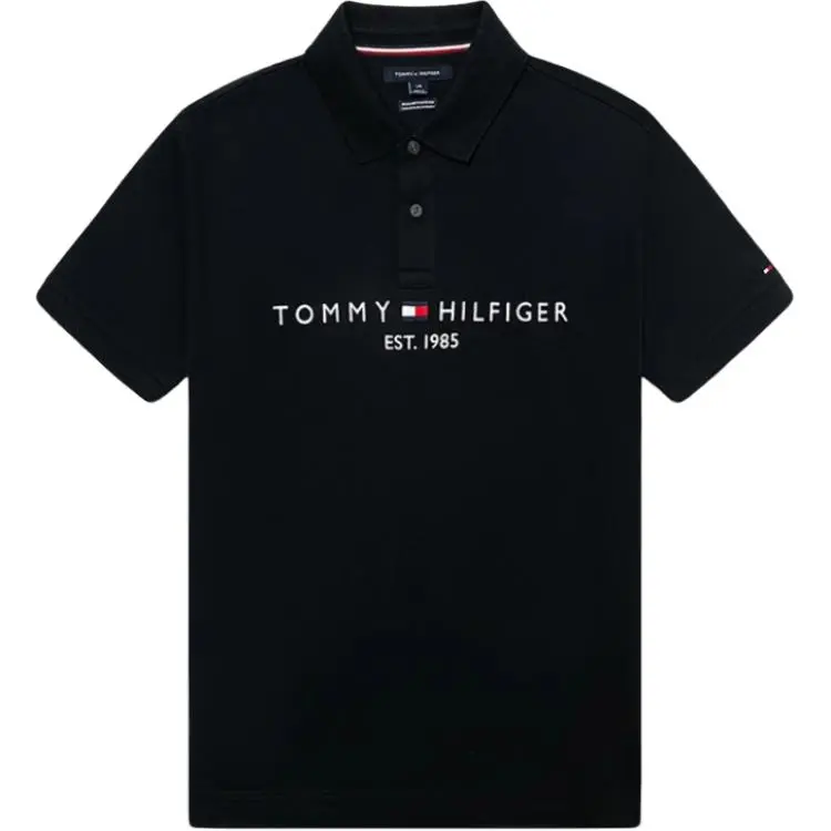 Tommy Hilfiger Polo Shirt Men's Black