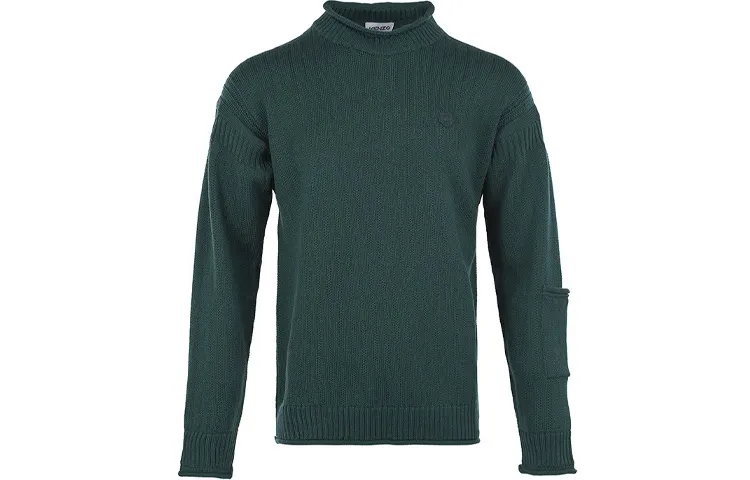 KENZO Loose Fit Knitwear Men's Dark Green