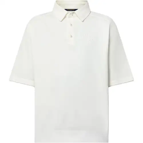 LOUIS VUITTON SS24 Polo Shirt Men's White