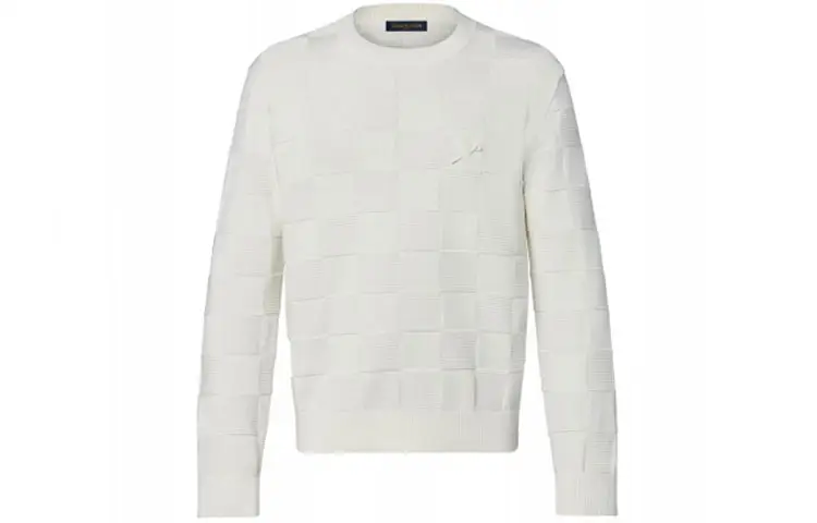 LOUIS VUITTON FW22 Knitwear Men's White