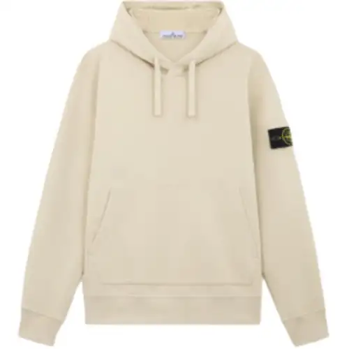 STONE ISLAND Logo Patch Drawstring Hoodie