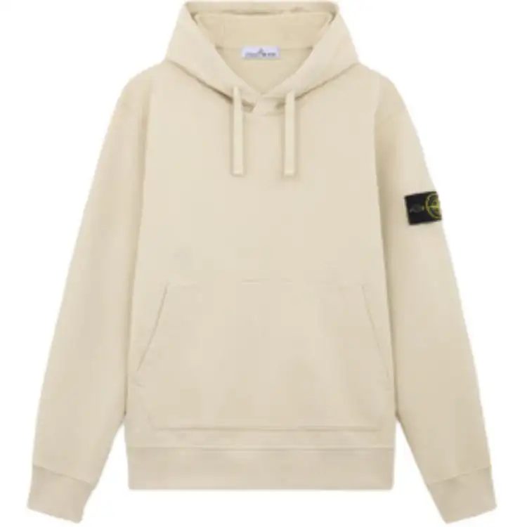 STONE ISLAND Logo Patch Drawstring Hoodie