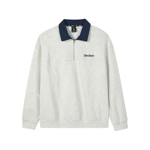 Skechers Sports Life Collection Sweatshirt Unisex Light Heather Gray