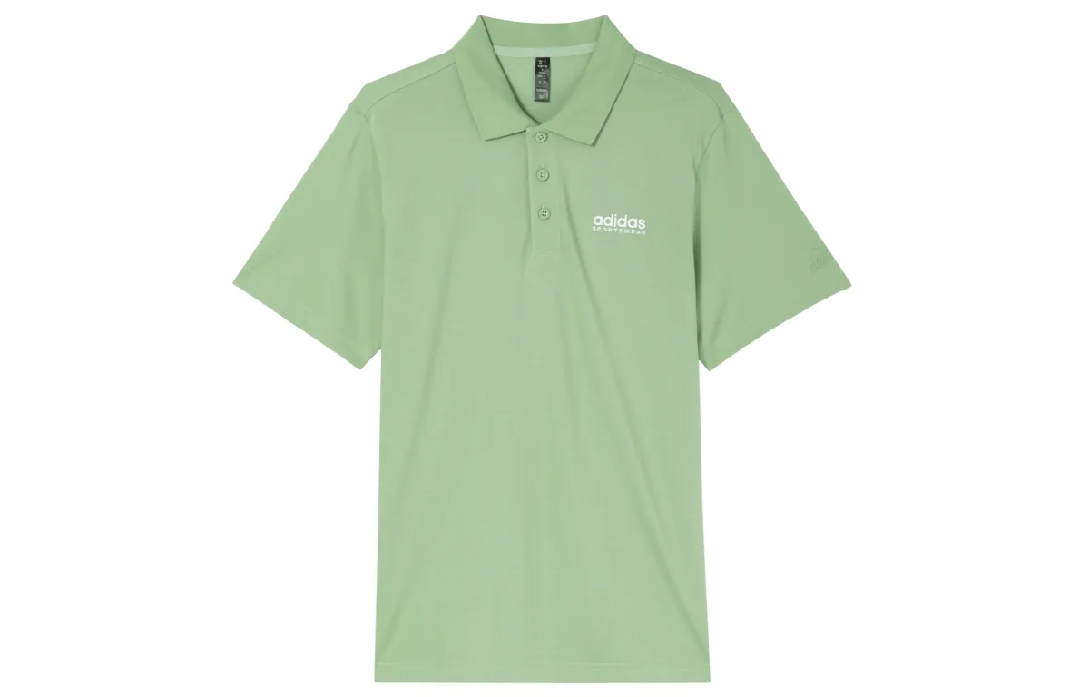 Adidas Polo Shirt Men's Mystic Yellow Green