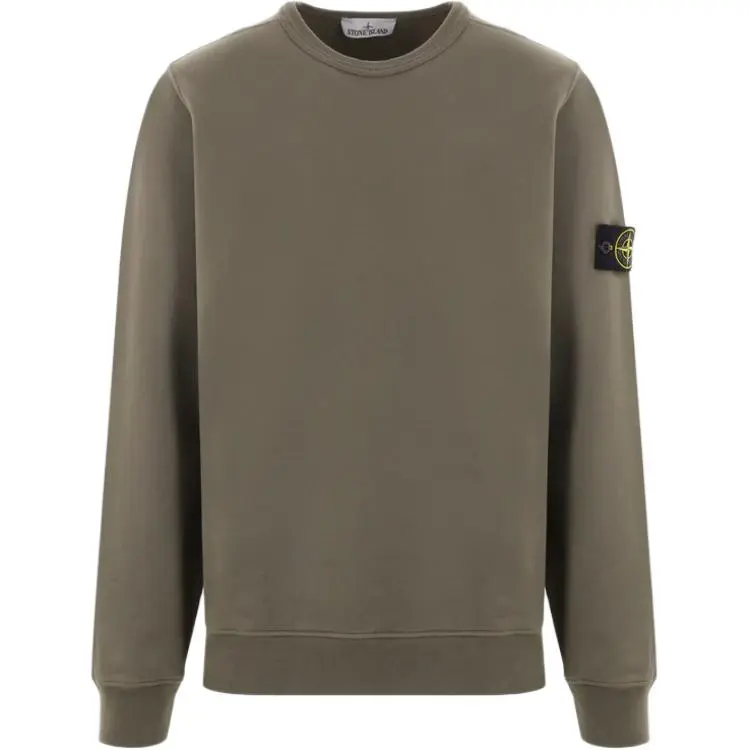 STONE ISLAND Compass Patch Crewneck Sweatshirt