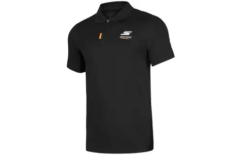 Skechers Polo Shirt Men's Carbon Black