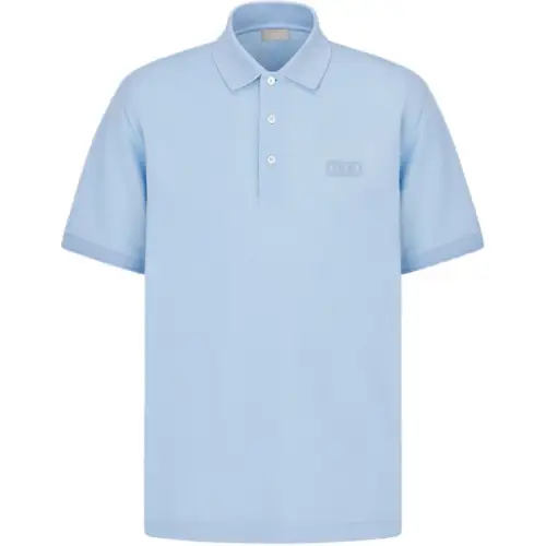 DIOR Icon Polo Shirt Men's Blue