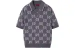 GUCCI FW24 Polo Shirt Men's Dark Gray