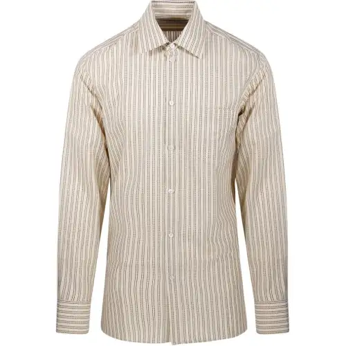Golden Goose Deluxe Brand Striped Buttoned Shirt