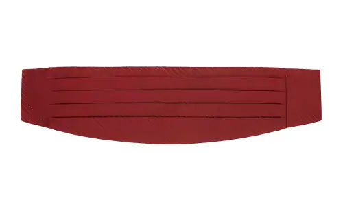 GUCCI Silk, Metal Belts Men's Burgundy