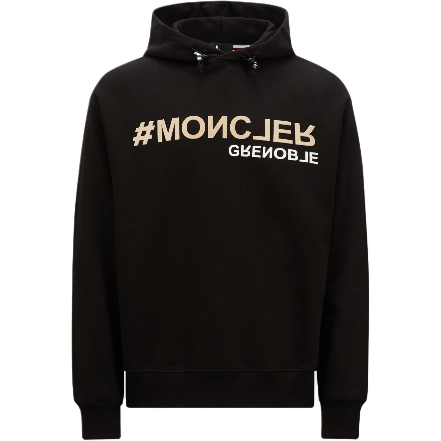 Мужское худи Moncler Grenoble (черное)
