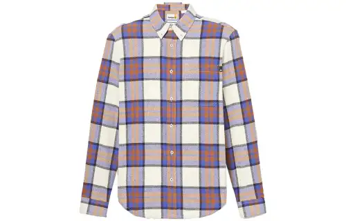 Timberland Shirts Men's Purple Lapel Moderate Other