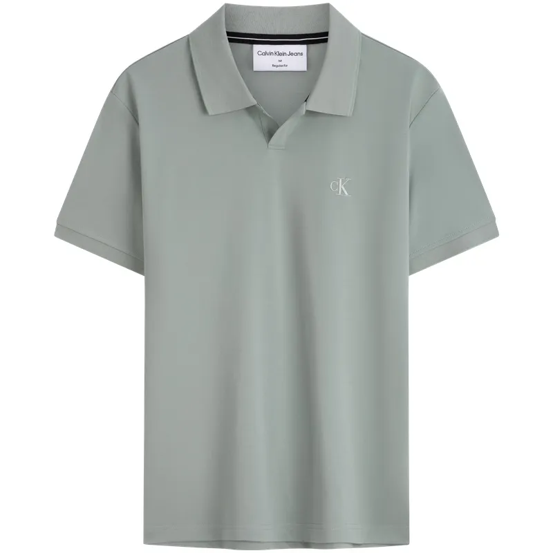 Calvin Klein Polo Shirts Men's Polo Collar Moderate Straight Fit