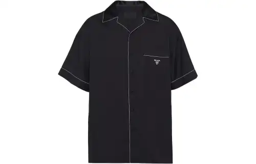 PRADA Shirts Men's Black Moderate