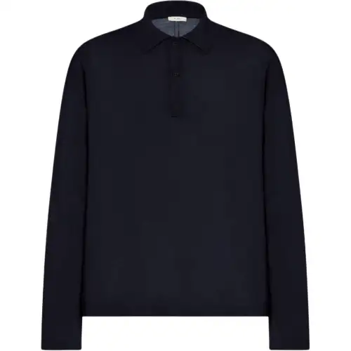 THE ROW SS24 Polo Shirt Men's Navy Blue
