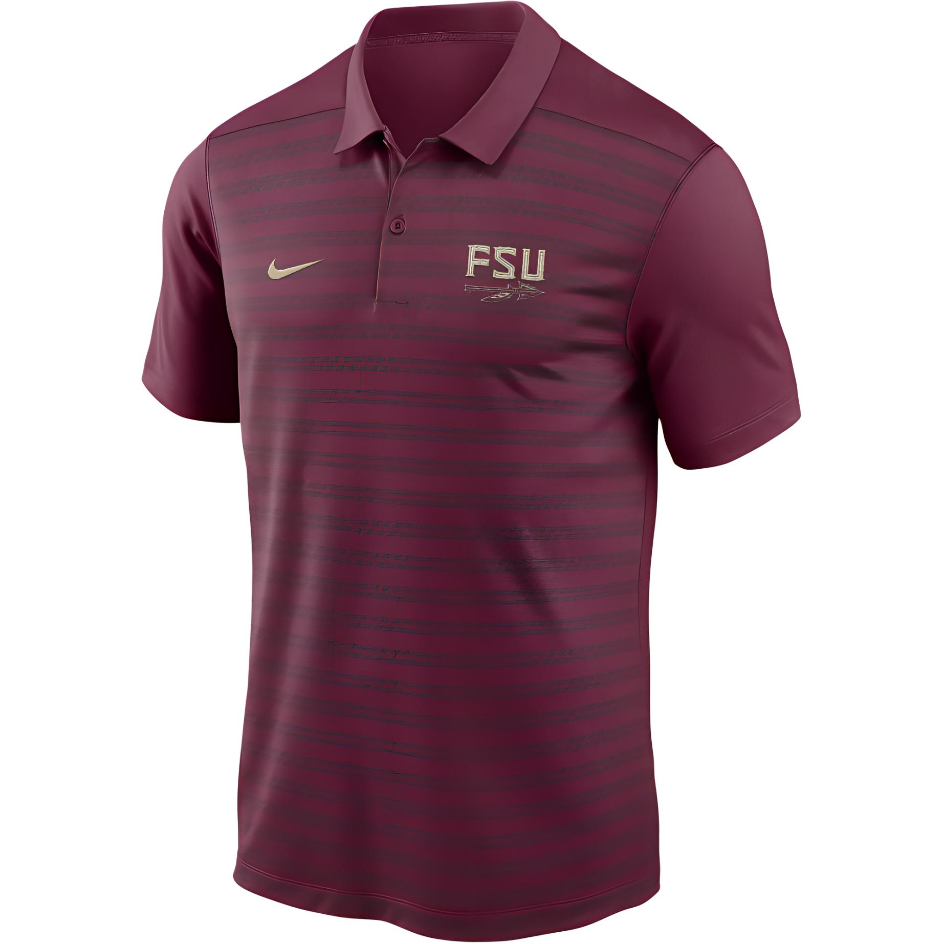 Nike Florida State Seminoles Sideline Victory Polo Shirt Men's Garnet Red
