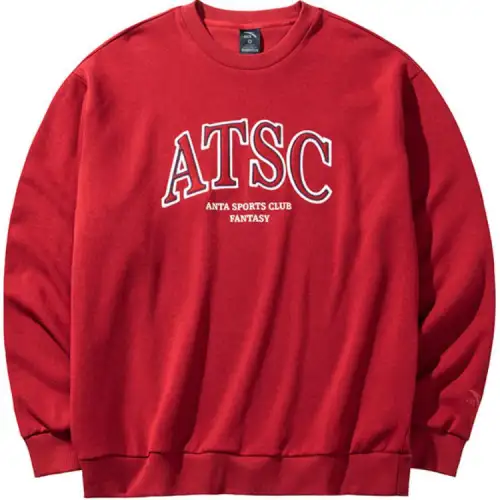 Anta Life Collection Sweatshirt Men's Burgundy Red