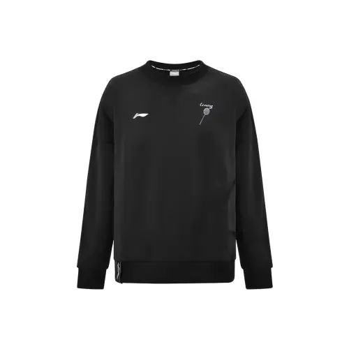 Li Ning Badminton Collection Sweatshirt Unisex Black