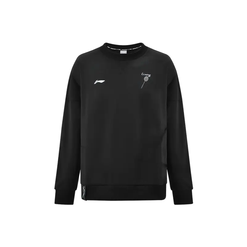 Li Ning Badminton Collection Sweatshirt Unisex Black