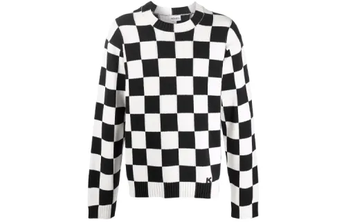 KENZO Sweaters Men's Black Crew Neck Moderate Other
