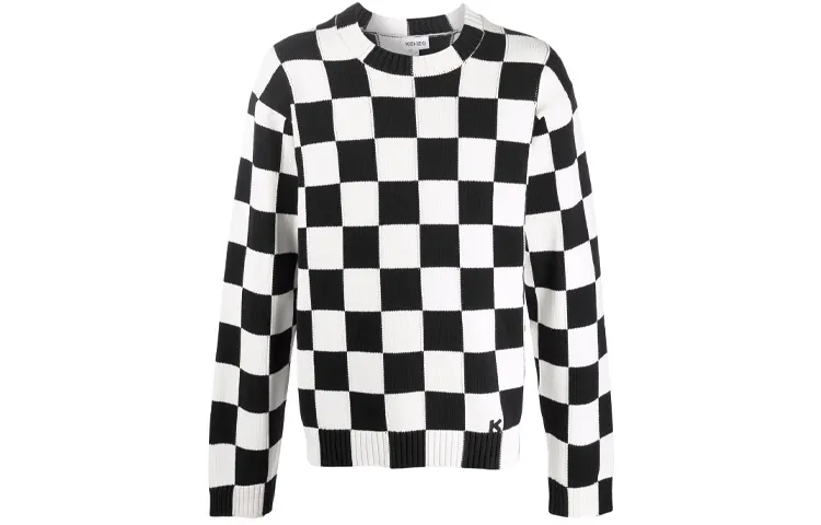KENZO Sweaters Men's Black Crew Neck Moderate Other