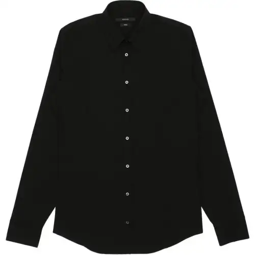 GUCCI Shirts Men's Black Lapel Moderate Other