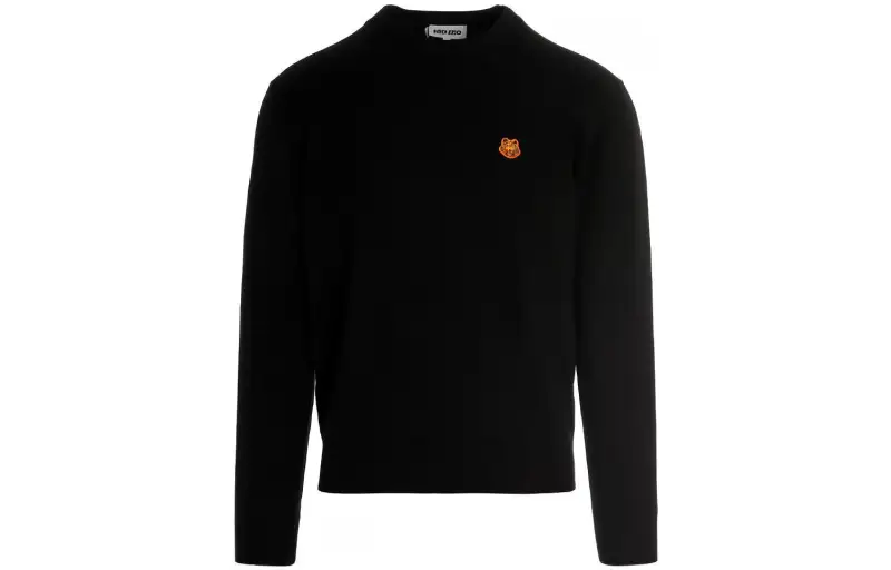 KENZO Sweaters Men's Black Crew Neck Moderate Other