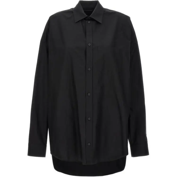 Balenciaga Shirt, Loose Fit Women's Black