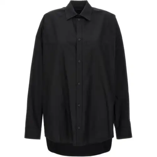 Balenciaga Logo-embellished Cotton Shirt