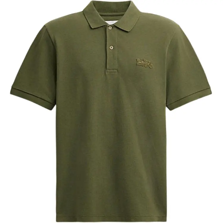 COACH SS24 Polo Shirt Men's Green