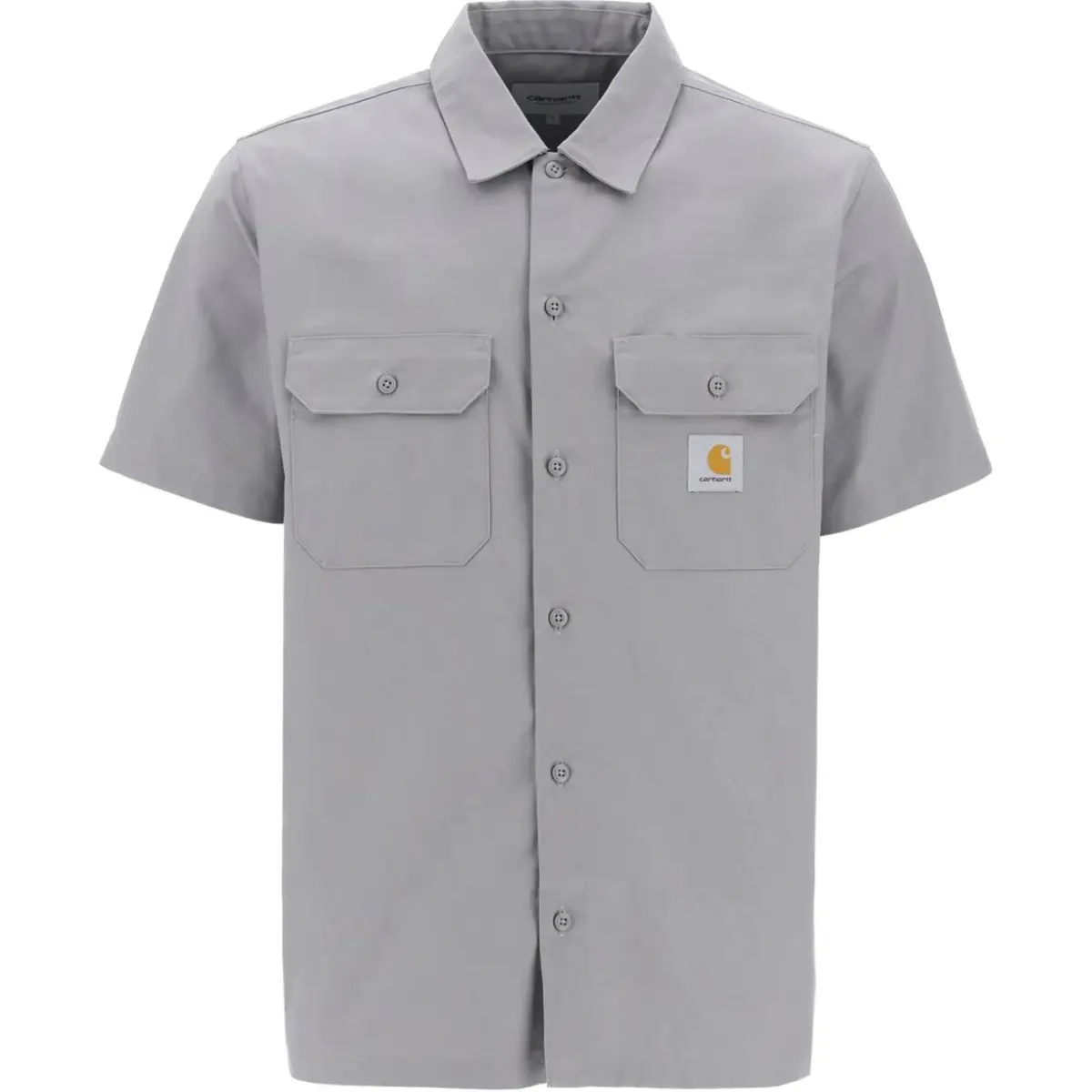 Carhartt WIP Shirts Men's Gray Lapel Moderate Other